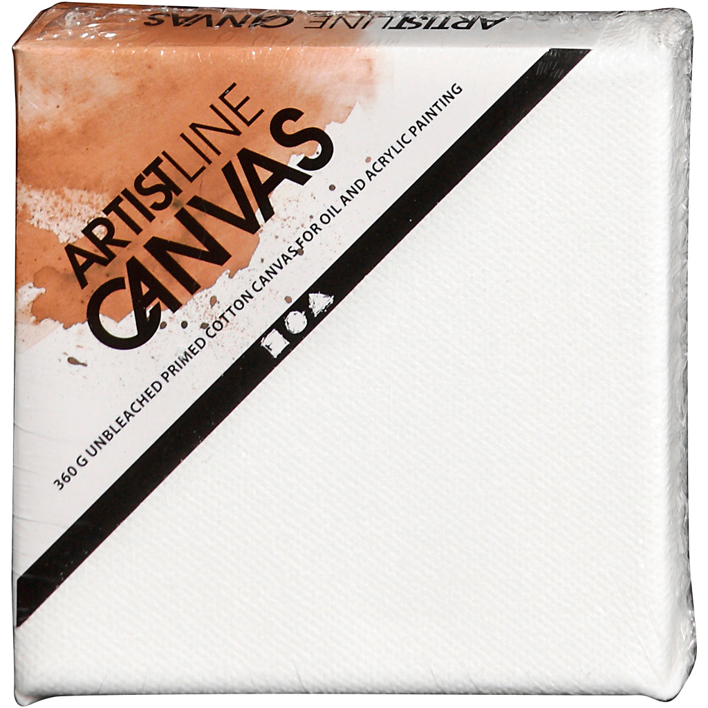 Creativ Company Https: www.cchobby.nl gespannen-canvas-d-1-6-cm-afm-10x10-cm-360-gr-wit-1-stuk