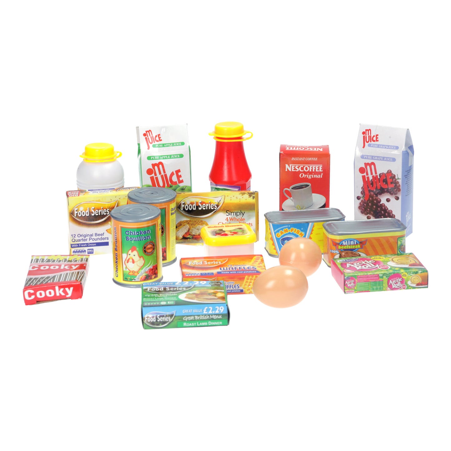 Johntoy Home shopping supermarkt speelset, 18dlg.