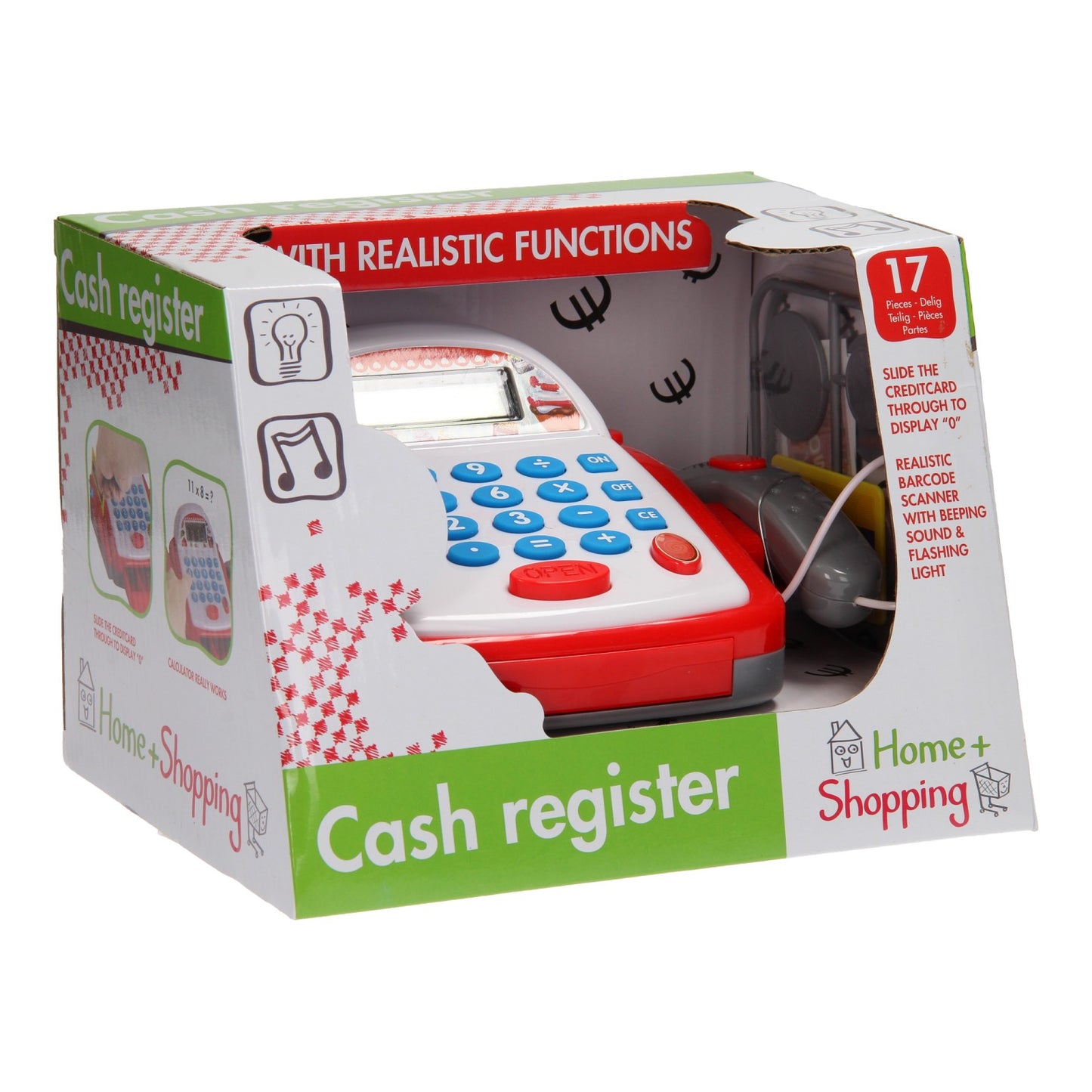 Johntoy Home shopping kassa met licht en geluid