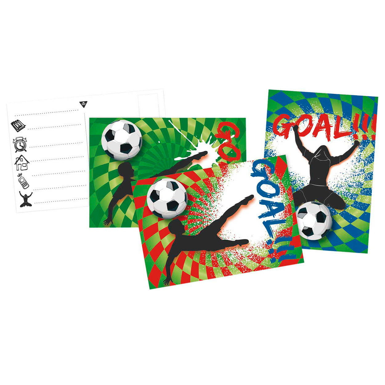 Haza Witbaard Uitnodigingen goal, 6st.