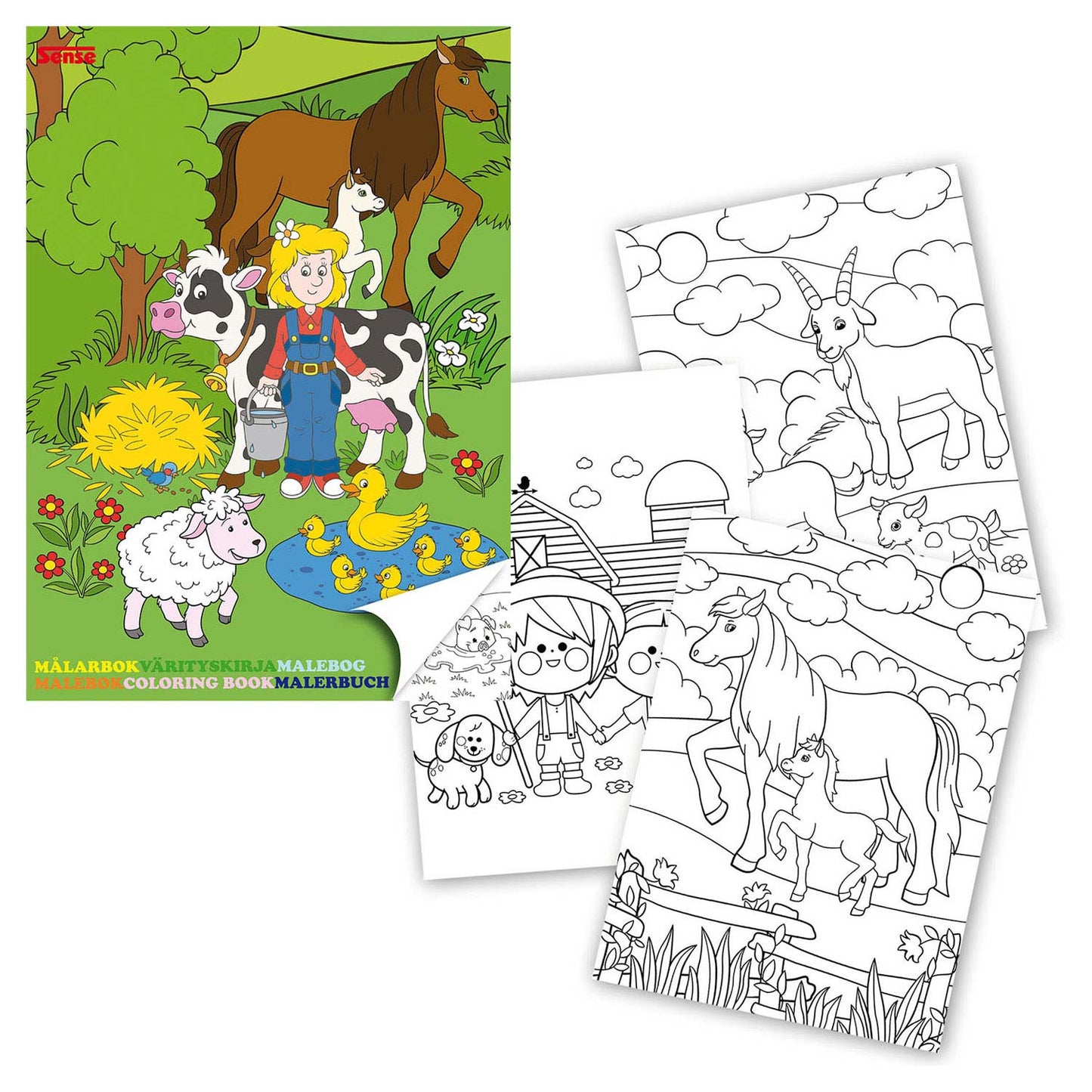 Haza Witbaard Kleurboek boerderij