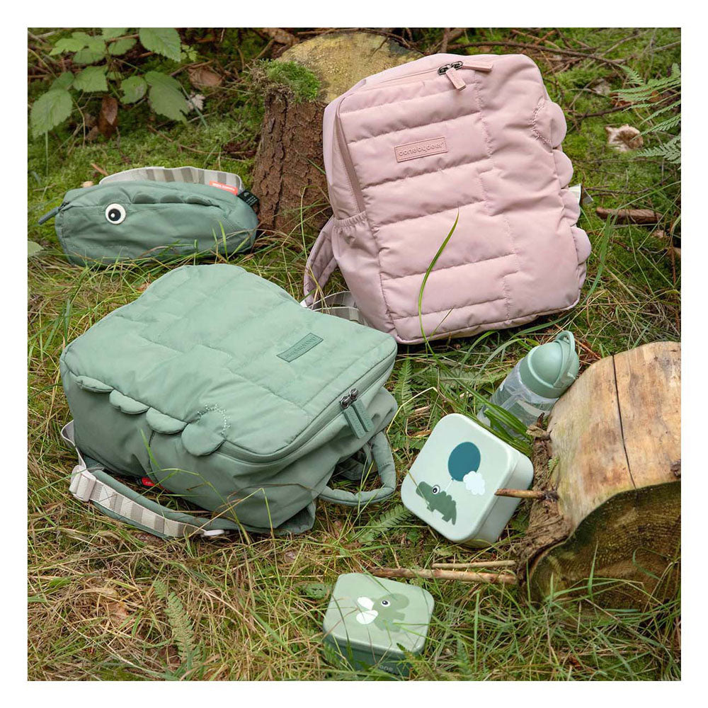 Done By Deer snackbox blije wolken groen, 3st.