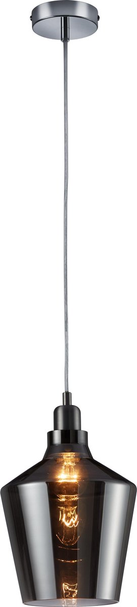 TRIO calais - hanglamp - aluminium - excl. 1x e27 60w