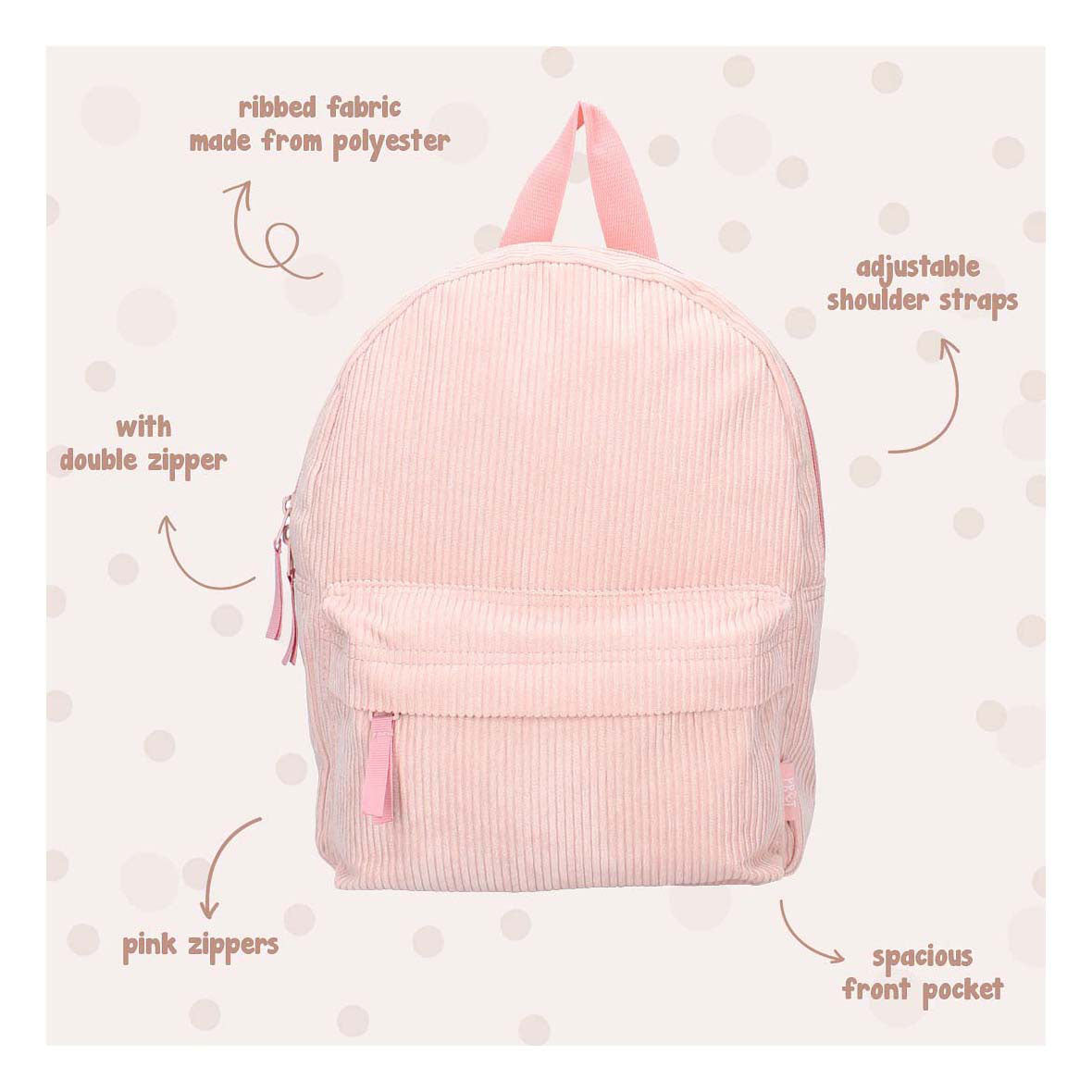Vadobag Pret rugtas run around roze