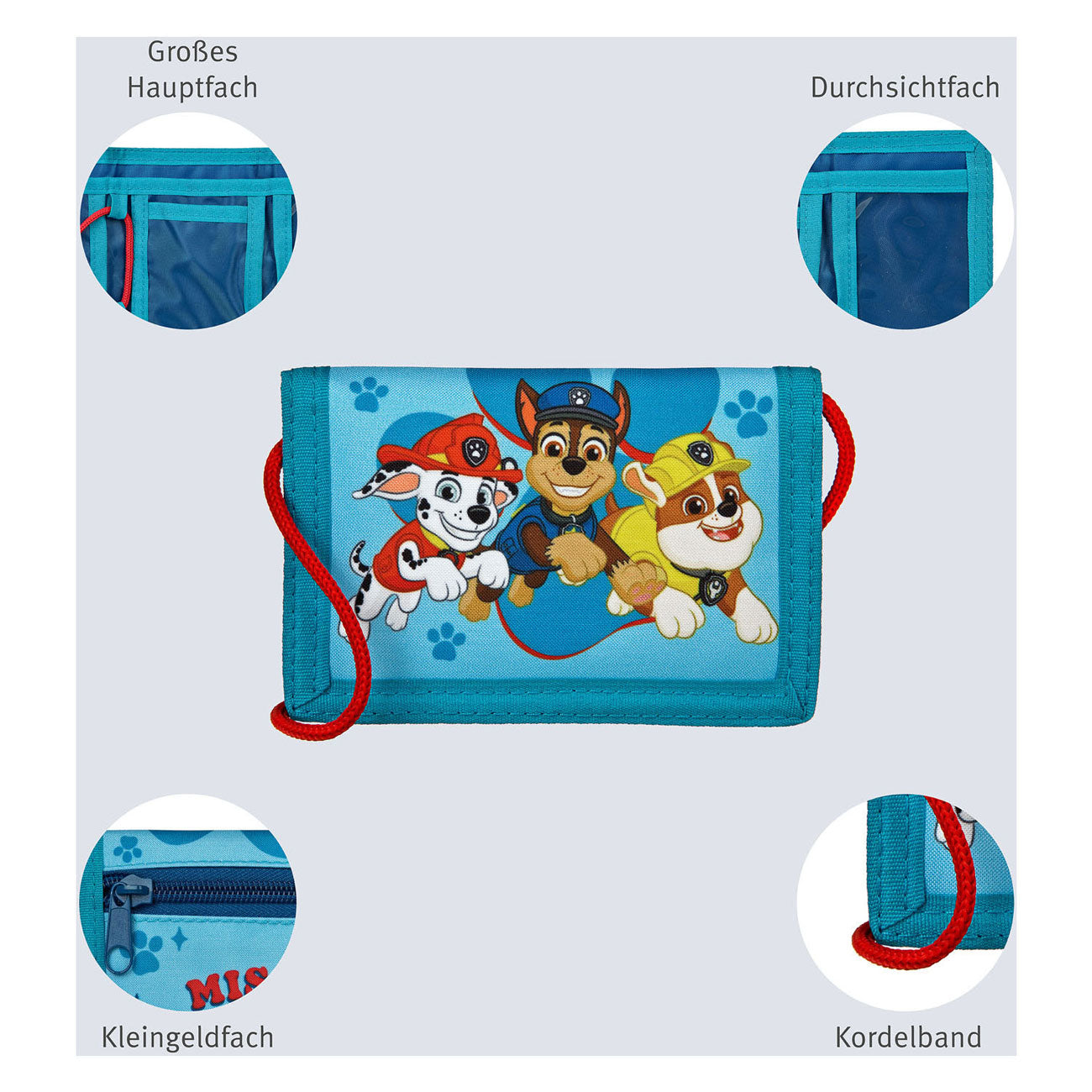 Undercover Portemonnee paw patrol