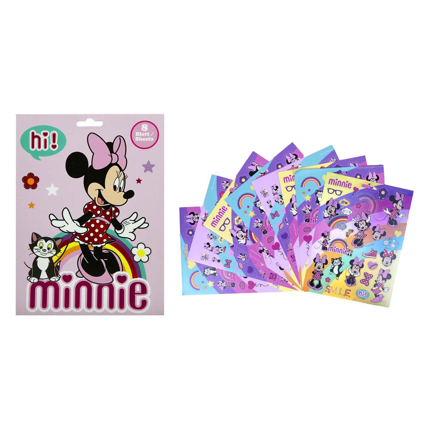 Undercover Stickerboek minnie mouse met 8 vellen