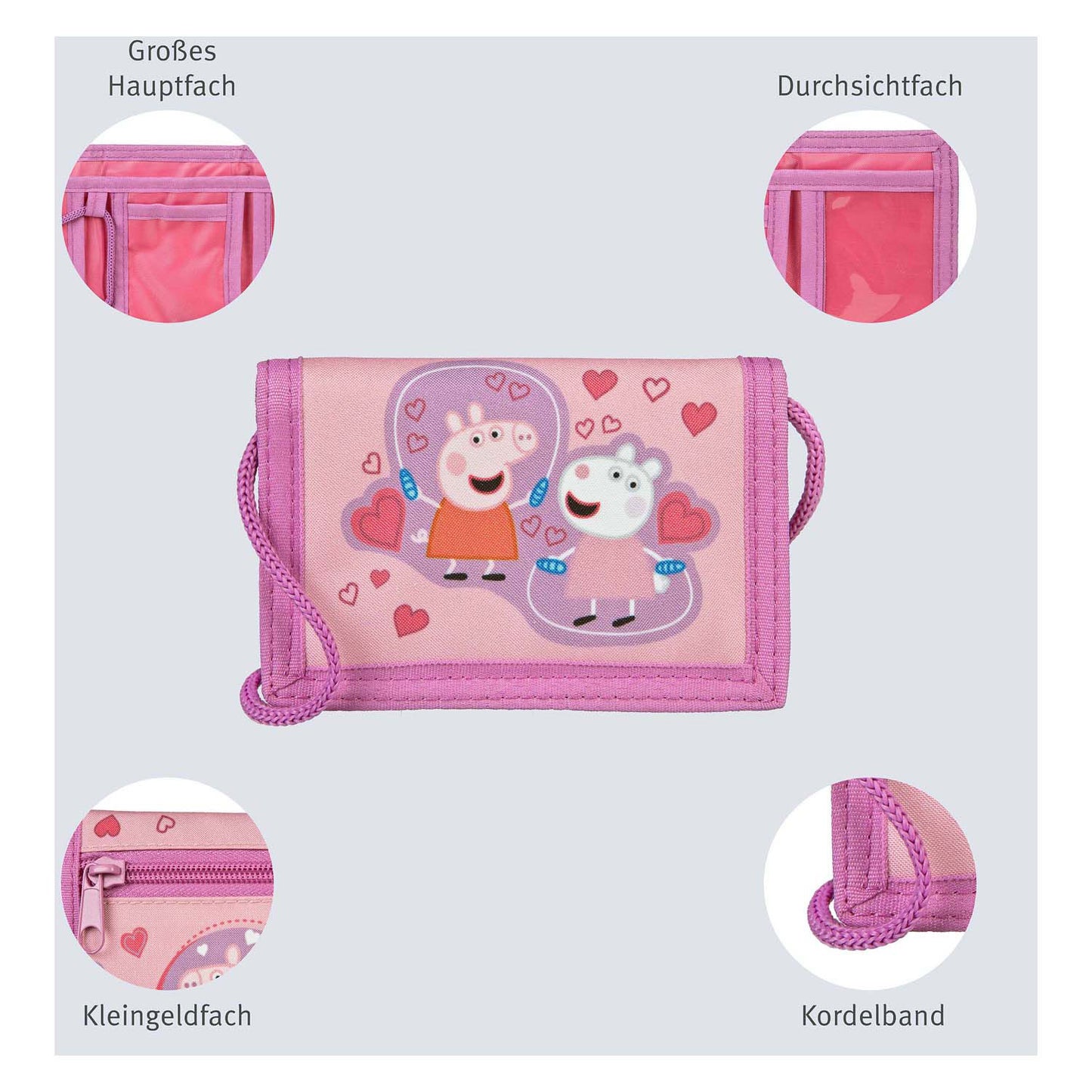 Undercover Peppa pig portemonnee