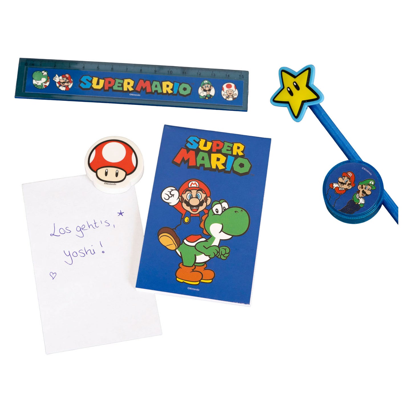 Super Mario Schrijfset - 6dlg.