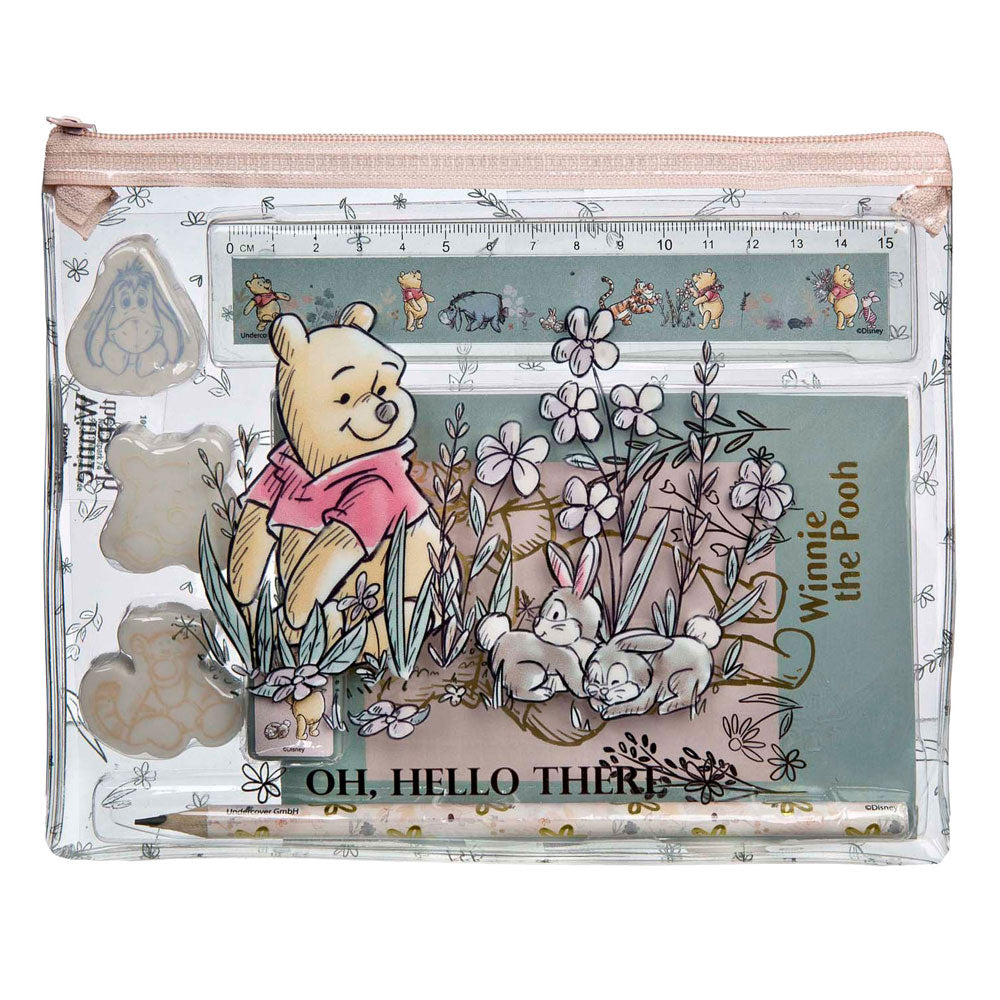 Undercover Notitieset in etui winnie de poeh - 7dlg.