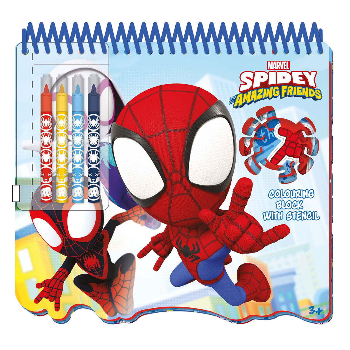 Merkloos Sans Marque Spidey stencil tekenblok