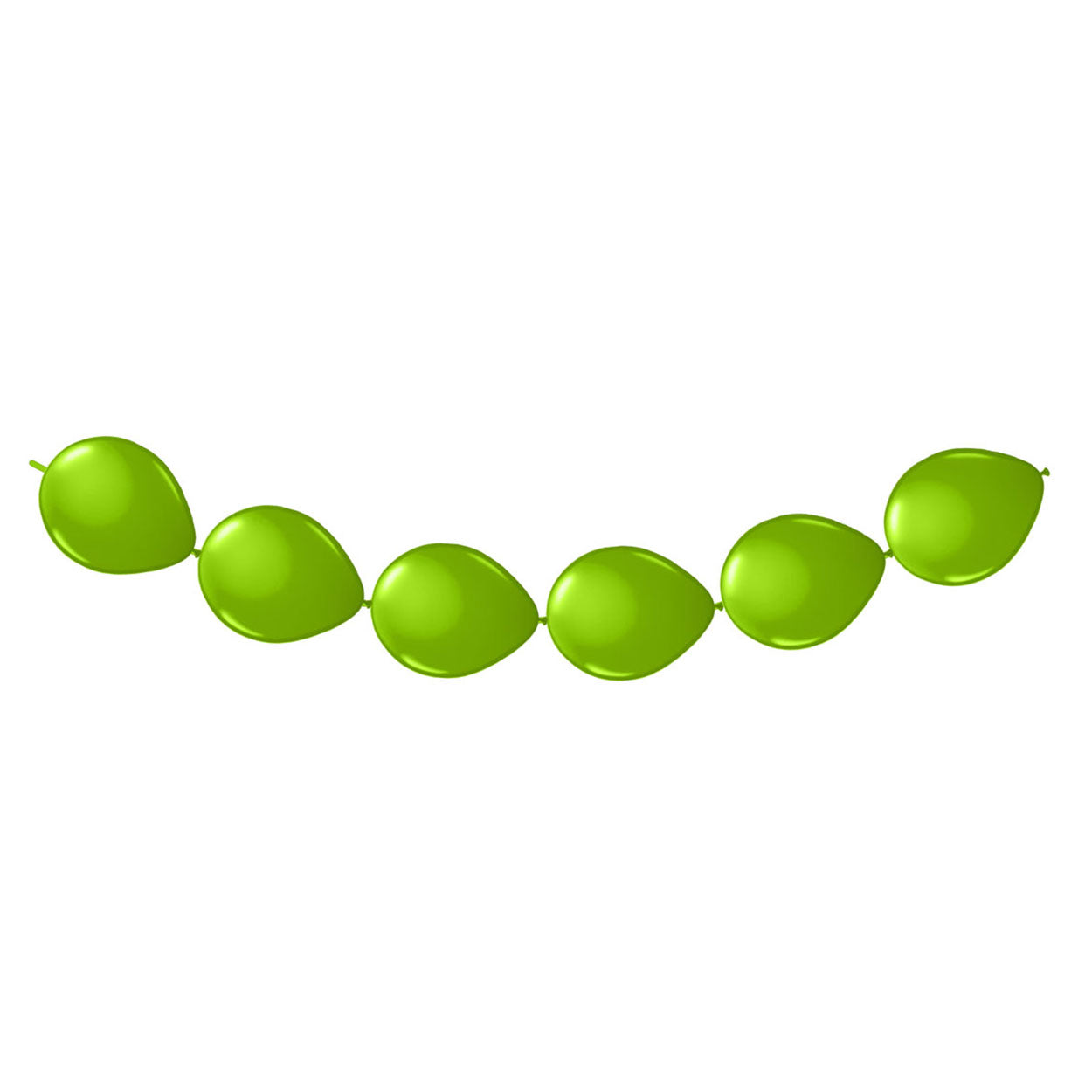 Folat BV Limegroene knoopballonnen, 8st.