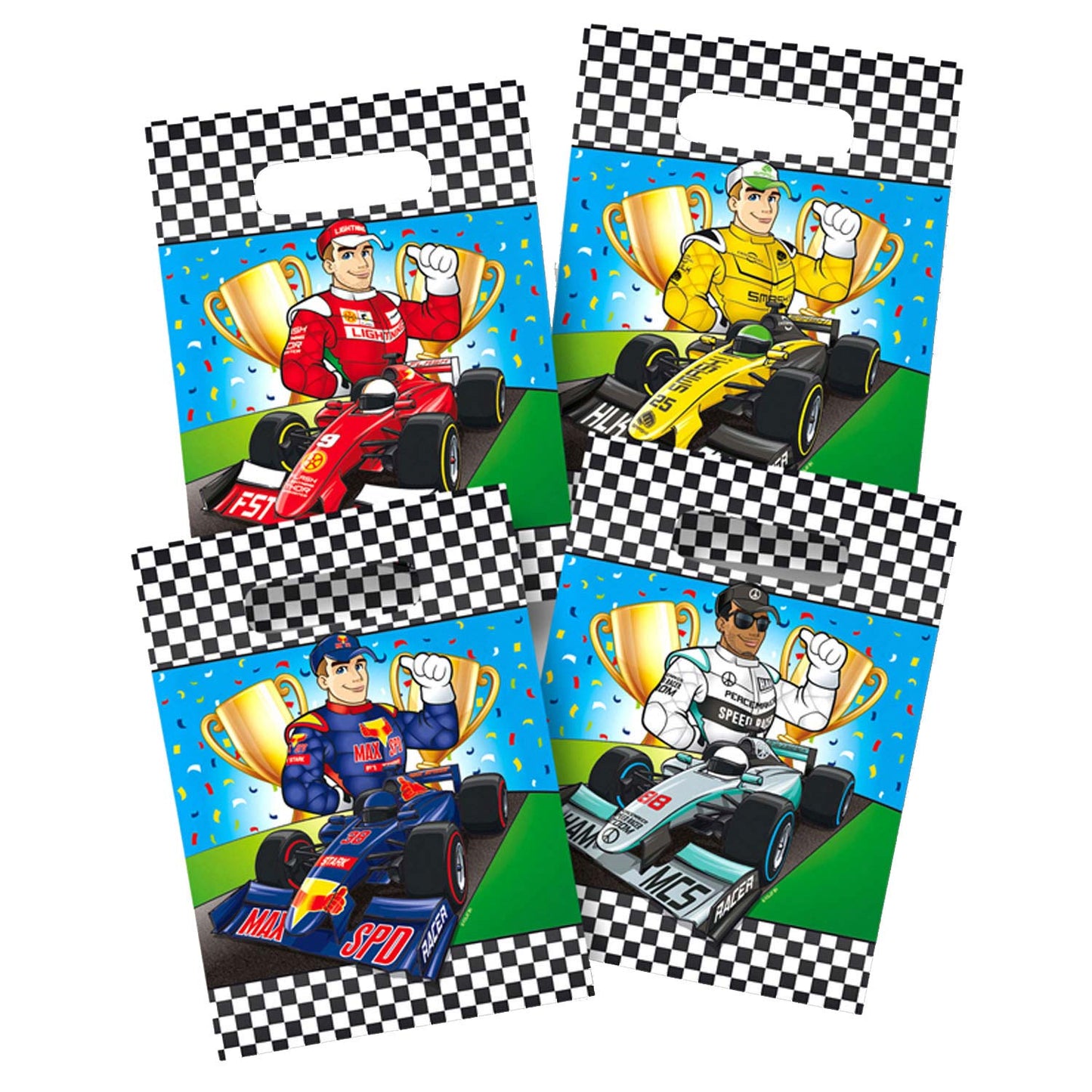 Folat BV Uitdeelzakjes formule 1, 8st.