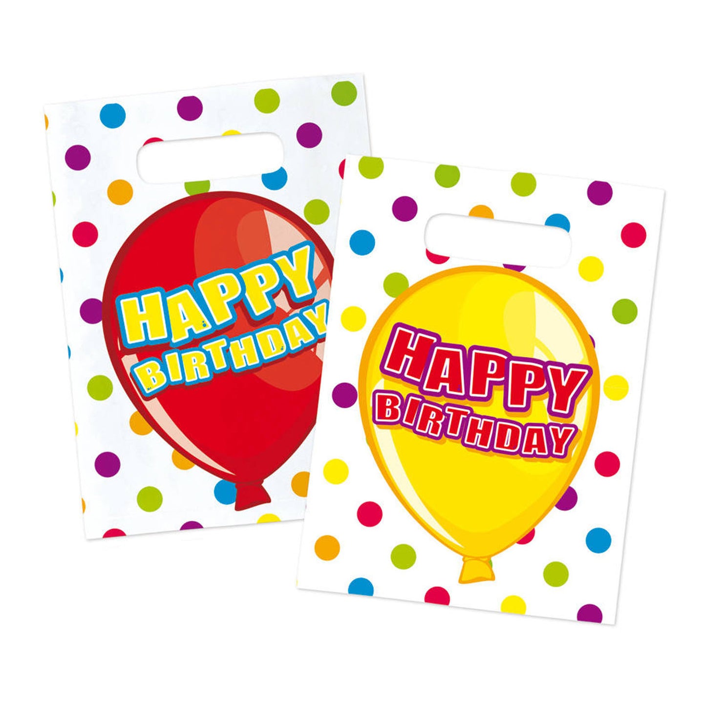 Folat BV Uitdeelzakjes happy birthday, 6st.