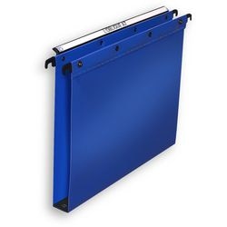 Verticale hangmap ultimate Elba 383002 PP A4 blauw 30mm bodem koppelbaar ruiter