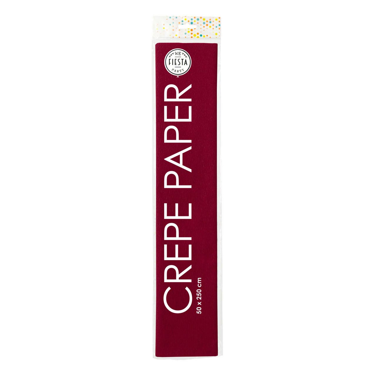Globos Crepepapier bordeaux, 50x250cm