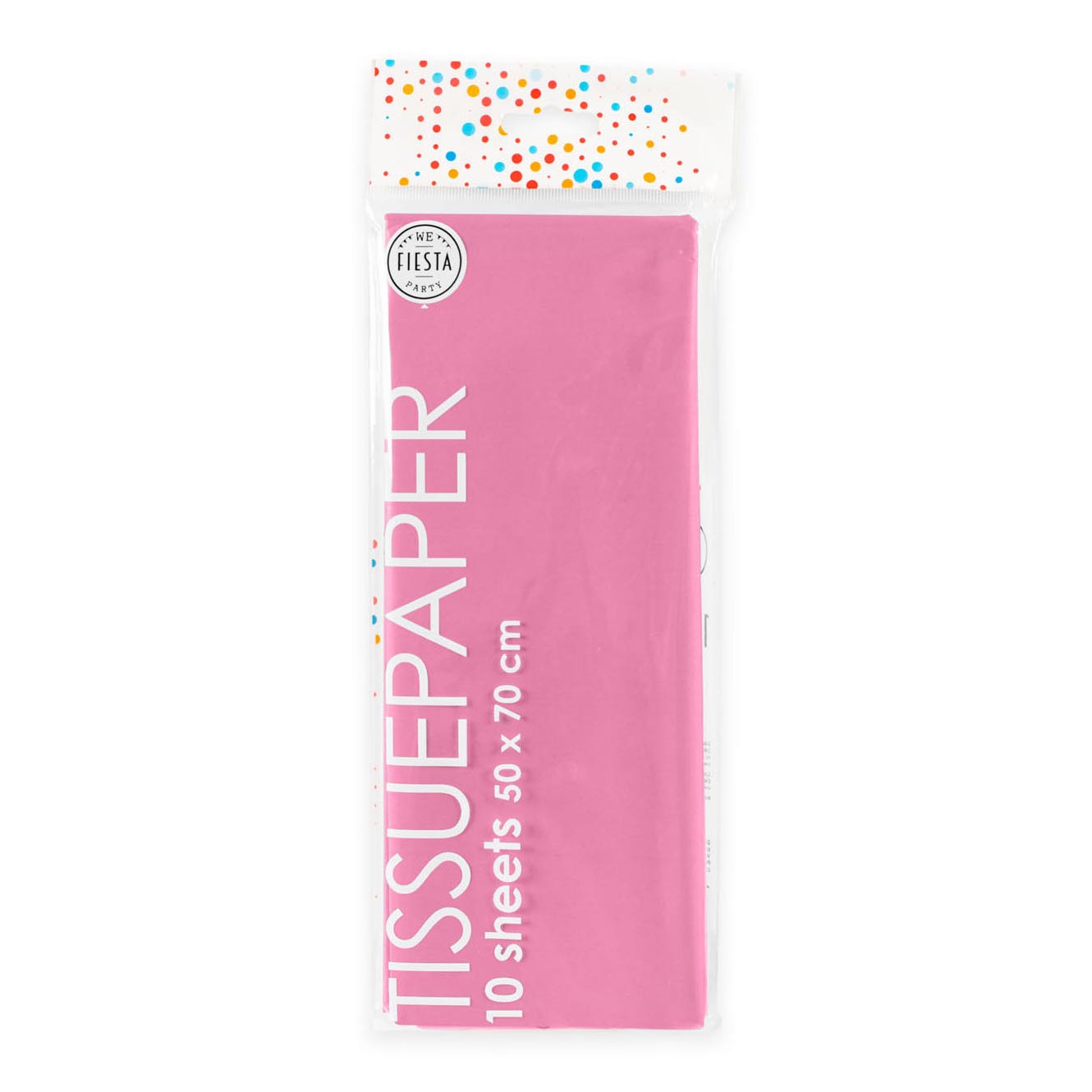Globos Tissuepapier 10 vellen hard roze, 50x70cm