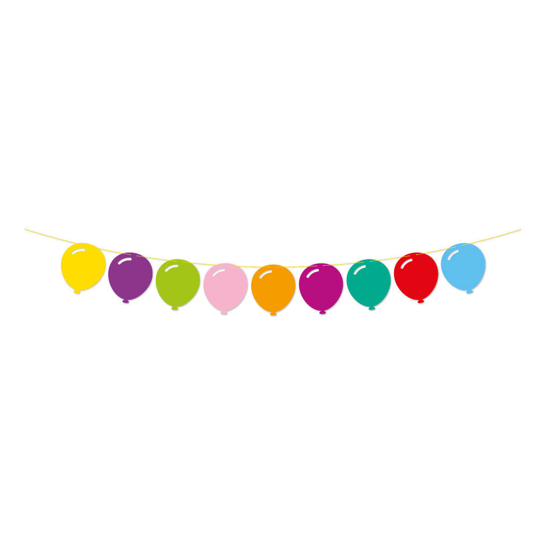 Globos Papieren guirlande pop party - 2m