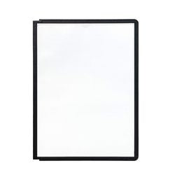 Zichtpaneel A4 Shepra Soho Durable 5606-01 zwart 5 stuks