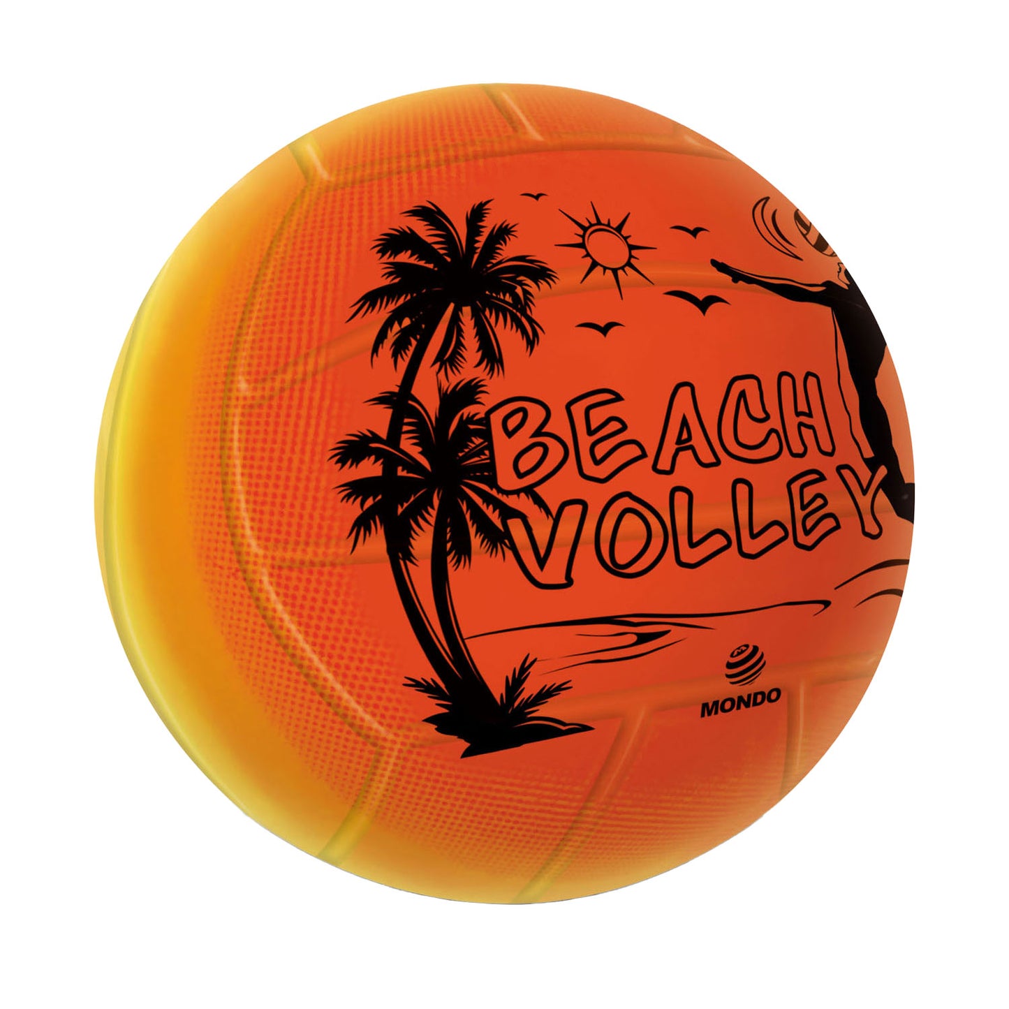 Free And Easy Mondo volleybal regenboog, 23cm