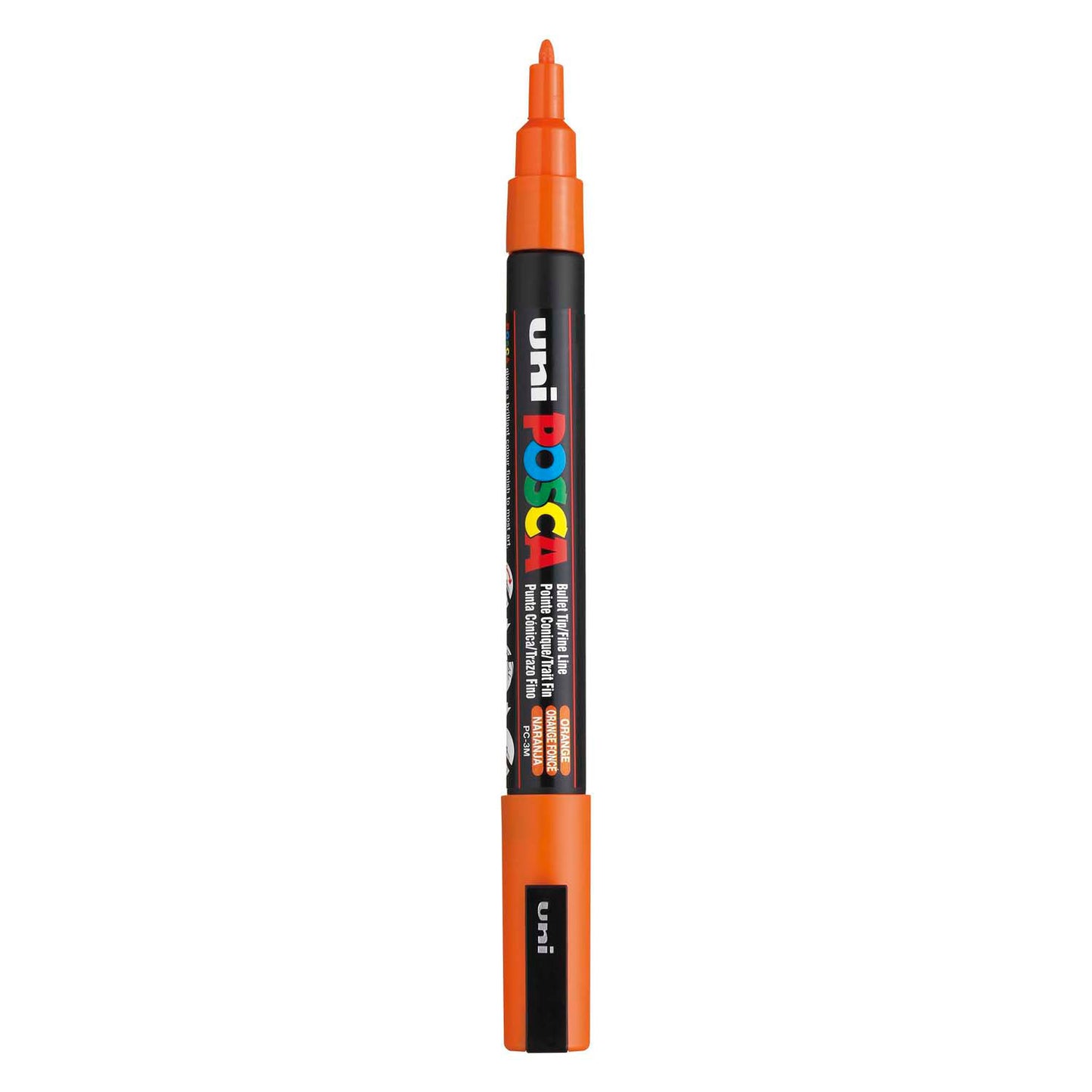 Uni Posca pc3m acrylmarker donkeroranje - ronde punt tot 1,3 mm