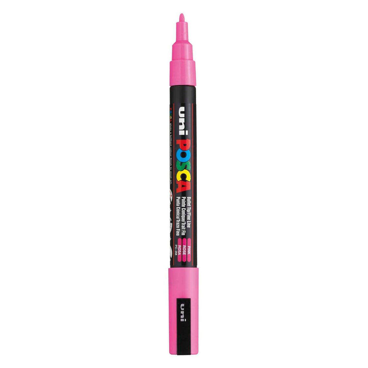 Posca Uni pc3m verfmarker roze - ronde punt tot 1,3 mm