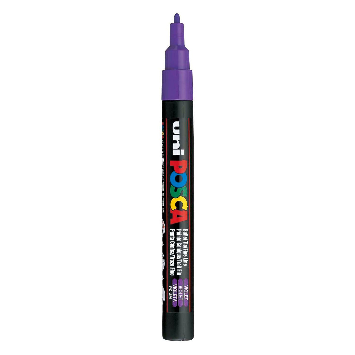 Uni Posca Posca uni pc3m verfmarker paars - ronde punt tot 1,3 mm