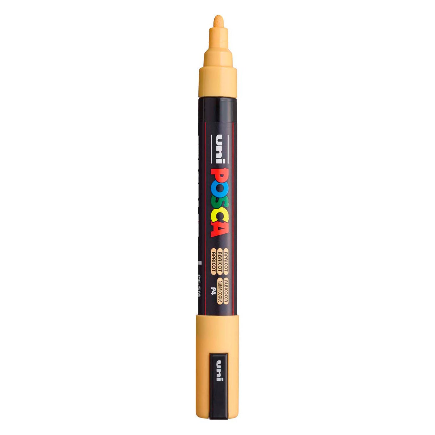 Uni Posca verfmarker pc5m abrikoos - conische punt 2,5 mm