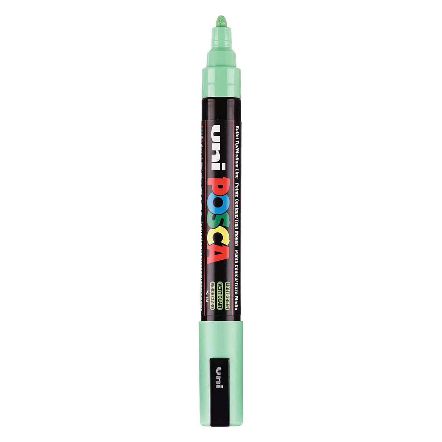 Uni Posca verfmarker pc5m lichtgroen - conische punt 2,5 mm