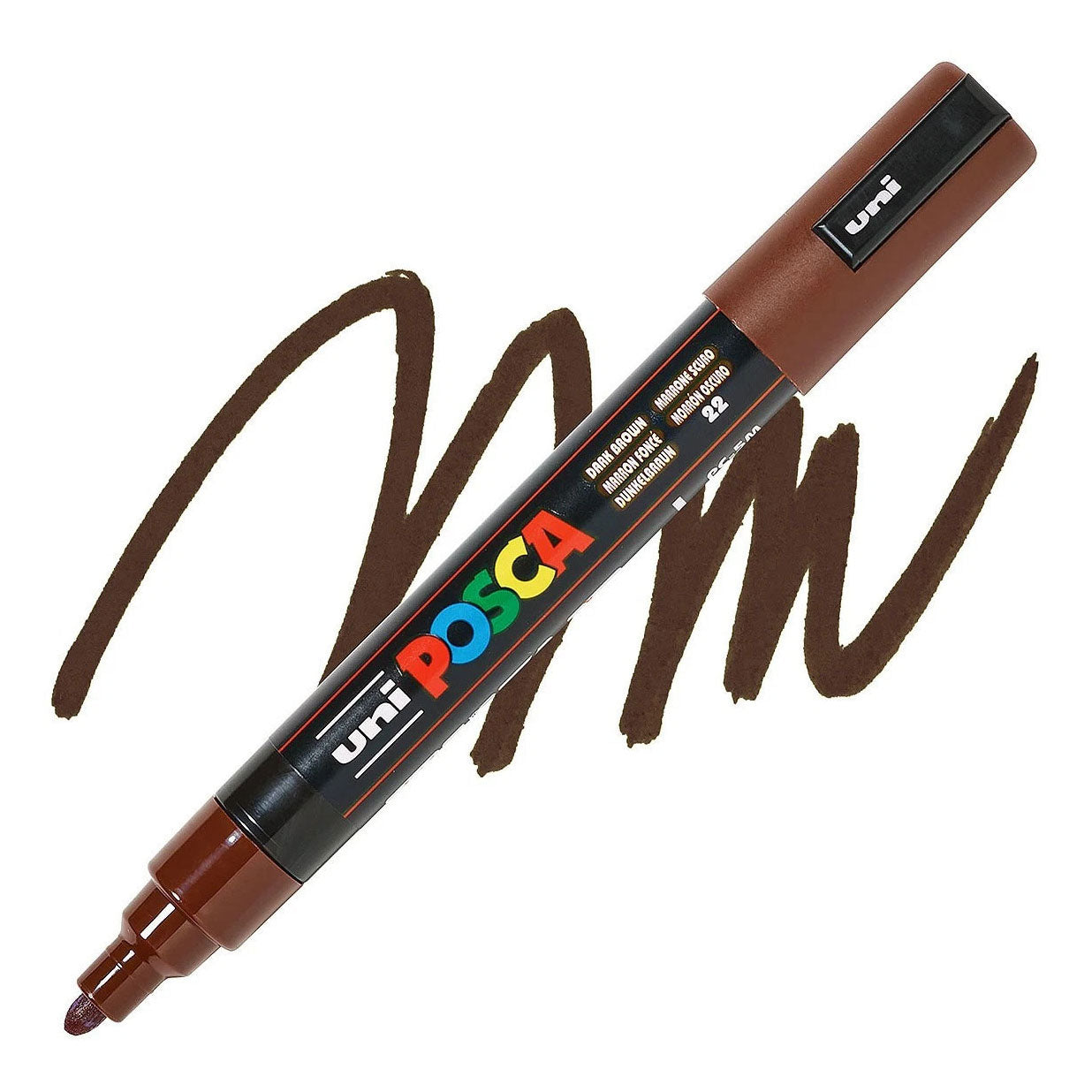 Uni Posca verfmarker 5m donkerbruin
