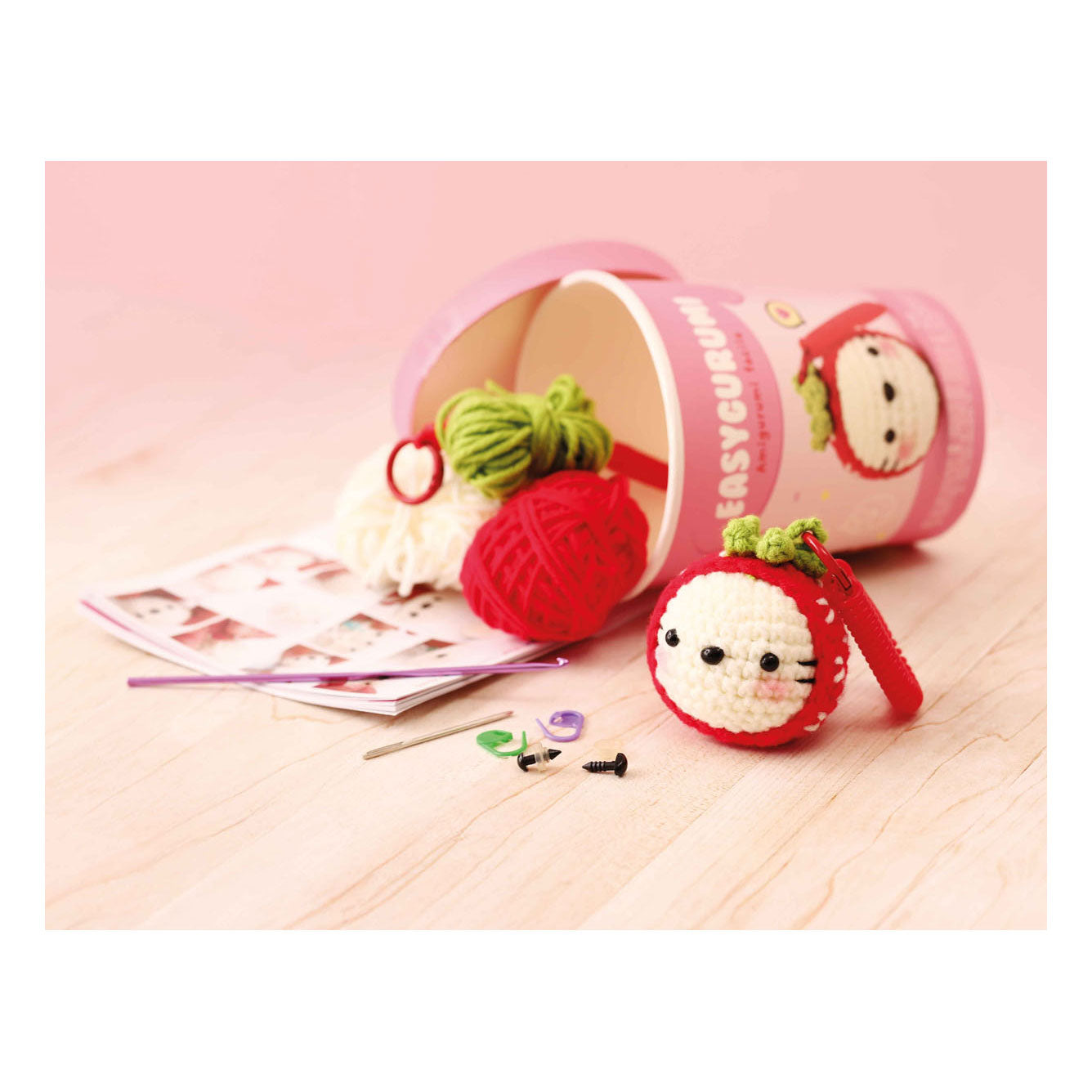 Graine Creative Graine easygurumi haakset aardbei - incl. naald en garen