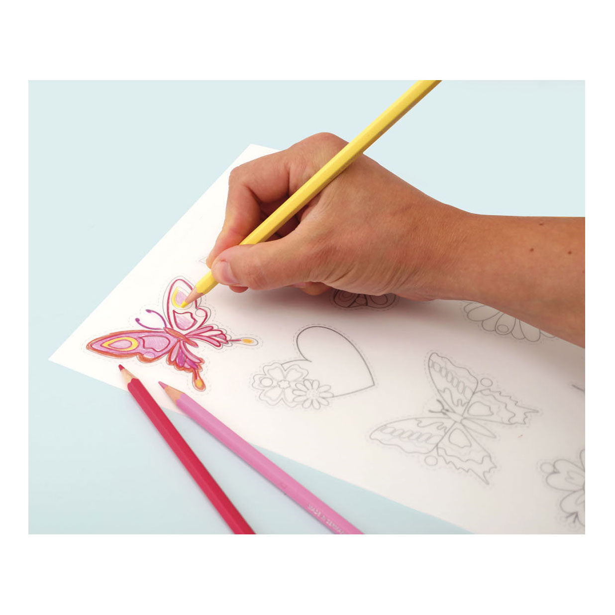 Graine Creative Graine krimpfolie set armbanden vlinders en bloemen