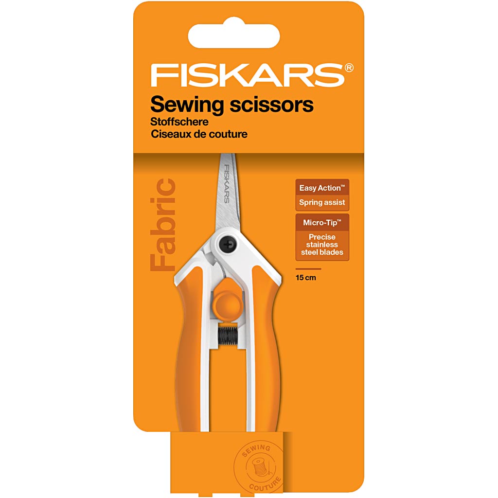 Creativ Company Https: www.cchobby.nl fiskars-soft-touch-schaar-l-15-cm-micro-spids-1-stuk