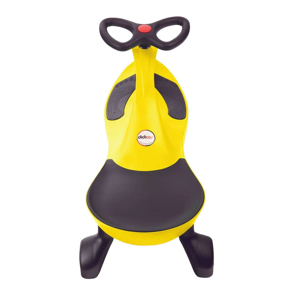 Bigjigs loopauto didicar - geel