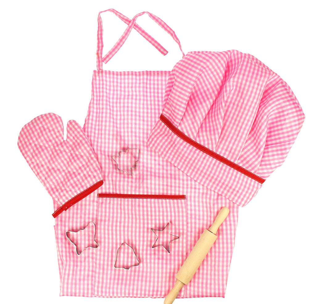 Bigjigs chef's keukenset roze