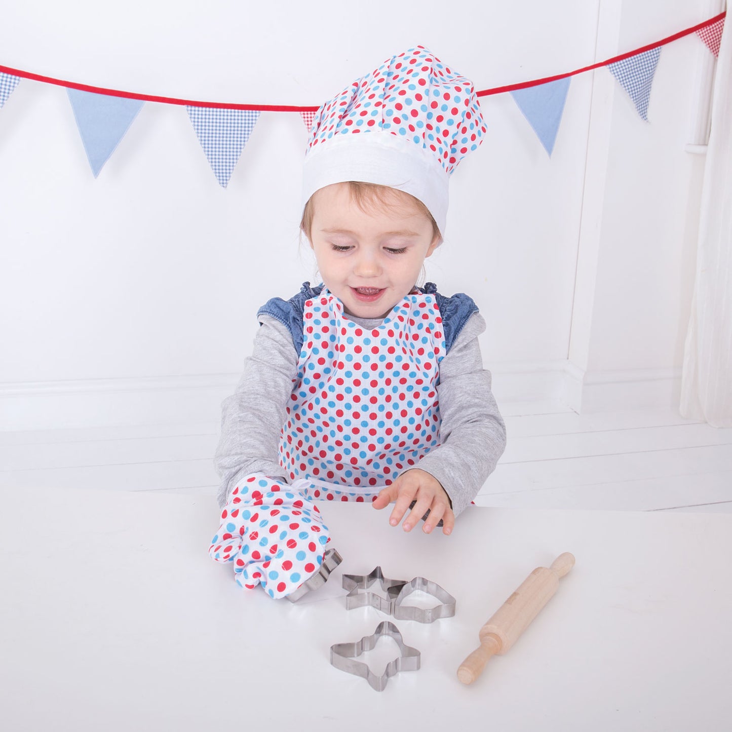 Bigjigs chef's keukenset gestipt