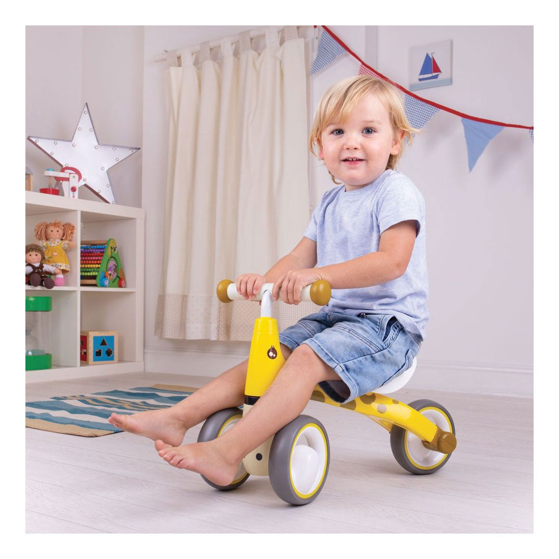 Bigjigs Diditrike loopfiets giraffe