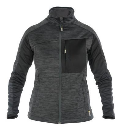 DASSY midlayer vest convex women grijs zwart m