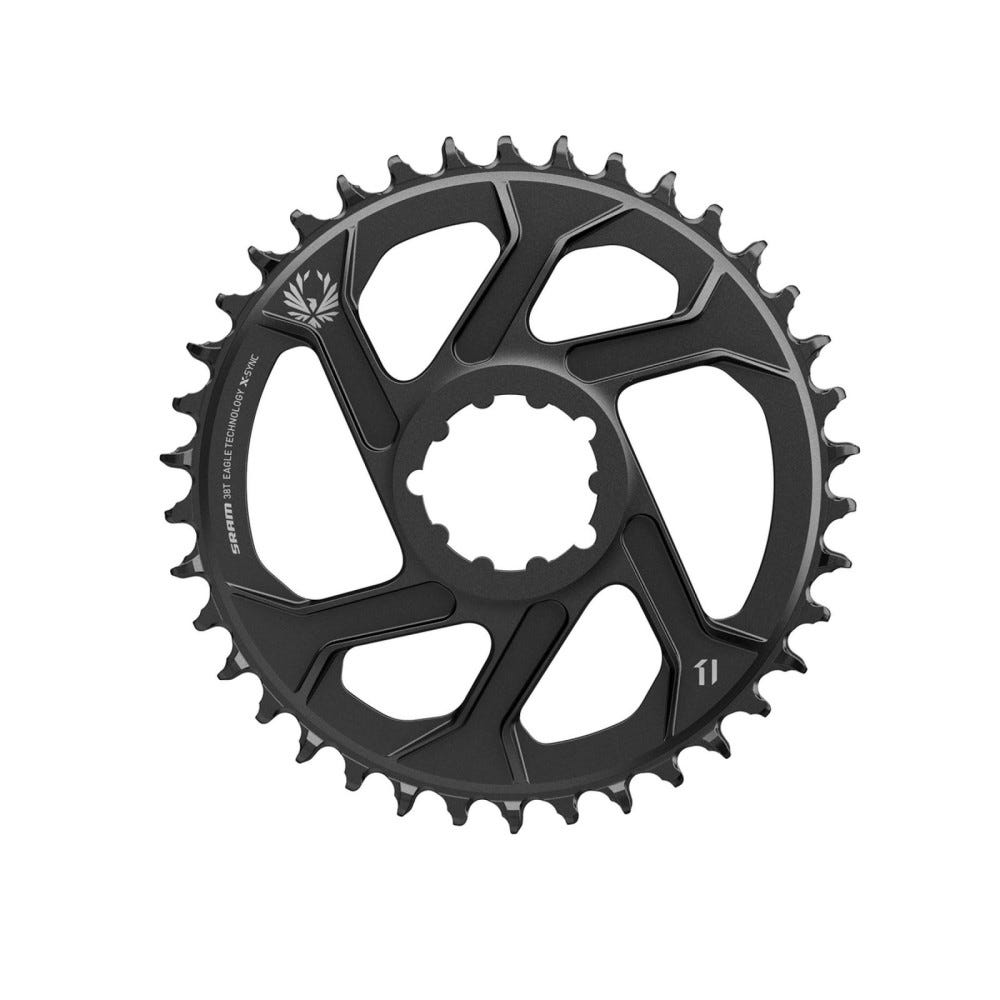 Sram kettingblad eagle x-sync 30t dm aluminium -4mm offset black - 300614