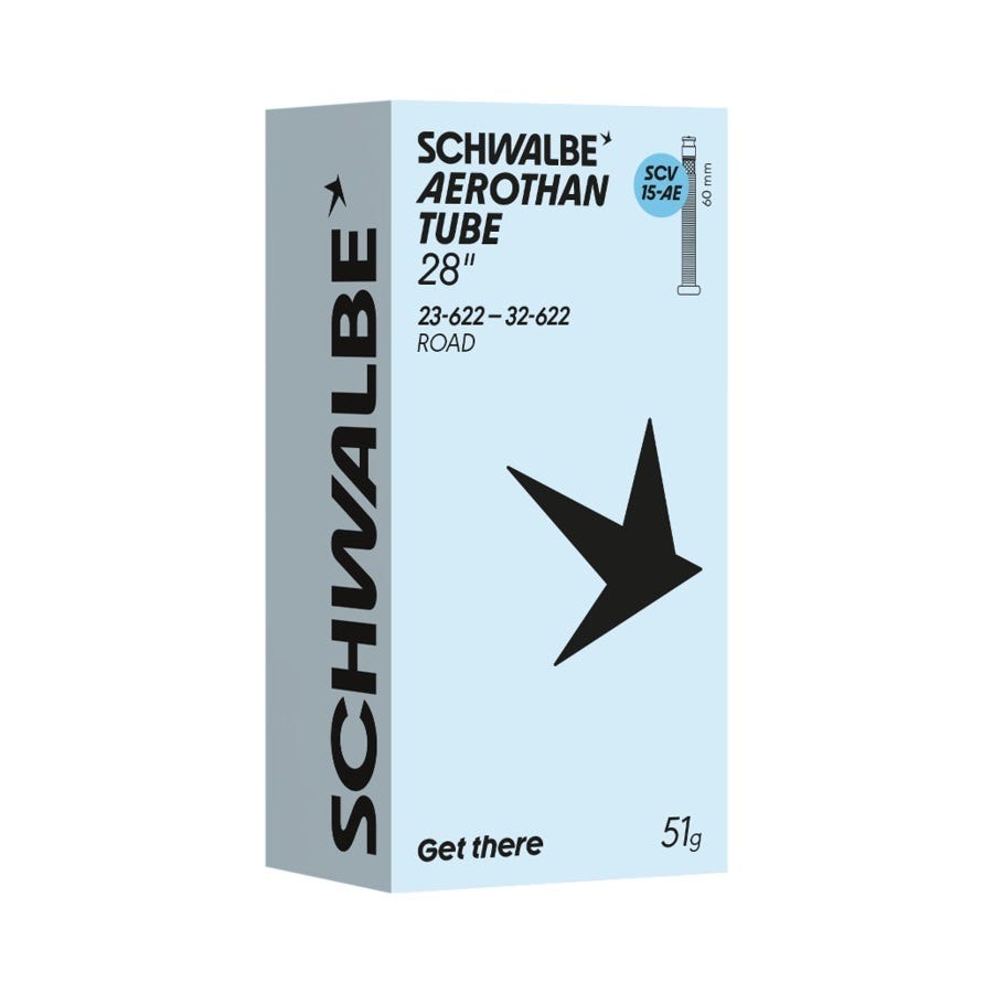 SCHWALBE binnenband 23 32-622 scv15 aerothan click ventiel 60mm - 301027
