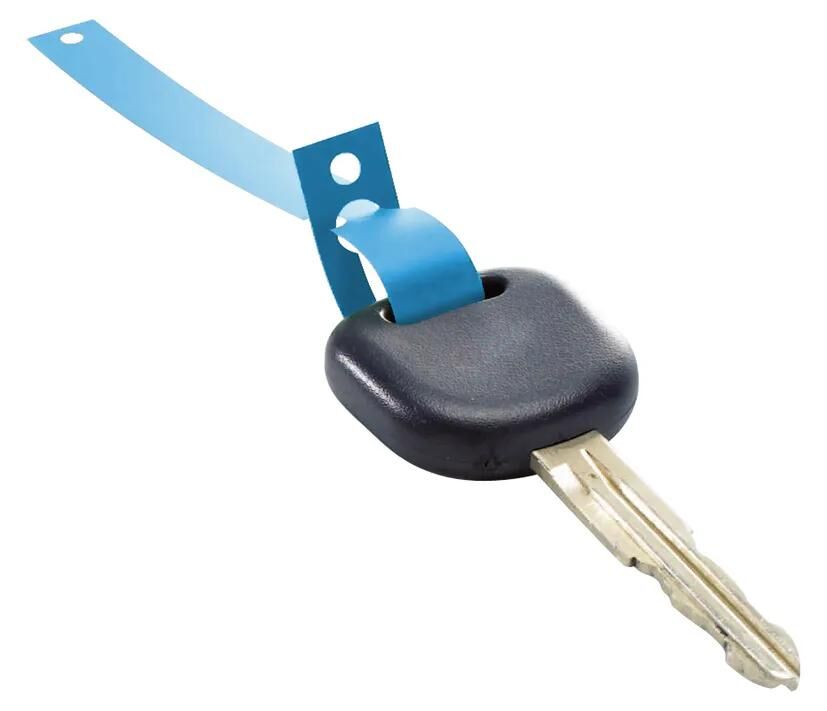 EICHNER schlüsselanhänger key fob blue 1000 pcs on roller
