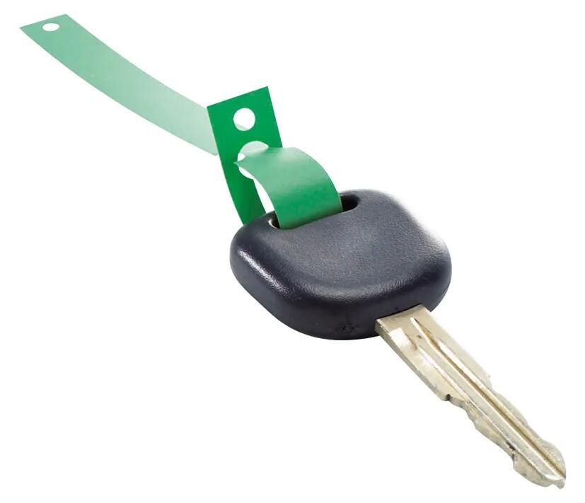 EICHNER schlüsselanhänger key fob green 1000 pcs on roller