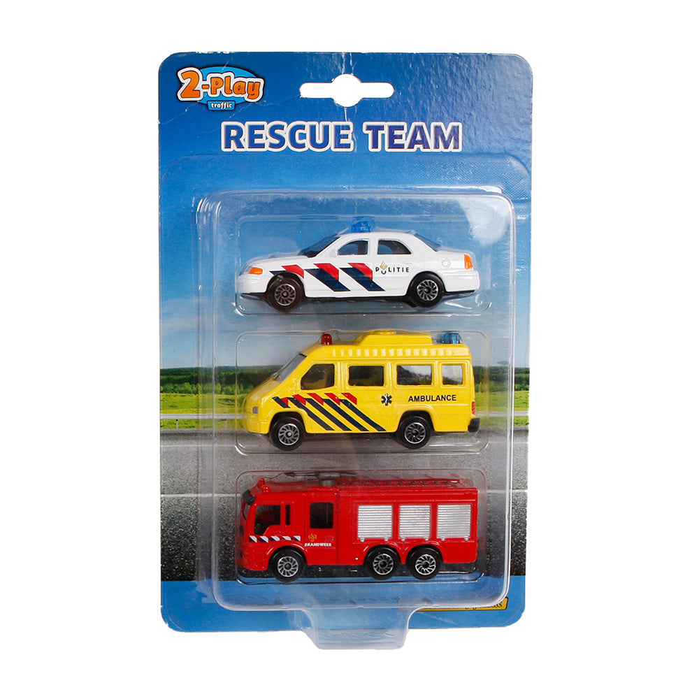 2-Play die-cast 112 voertuigen nl, 3st.