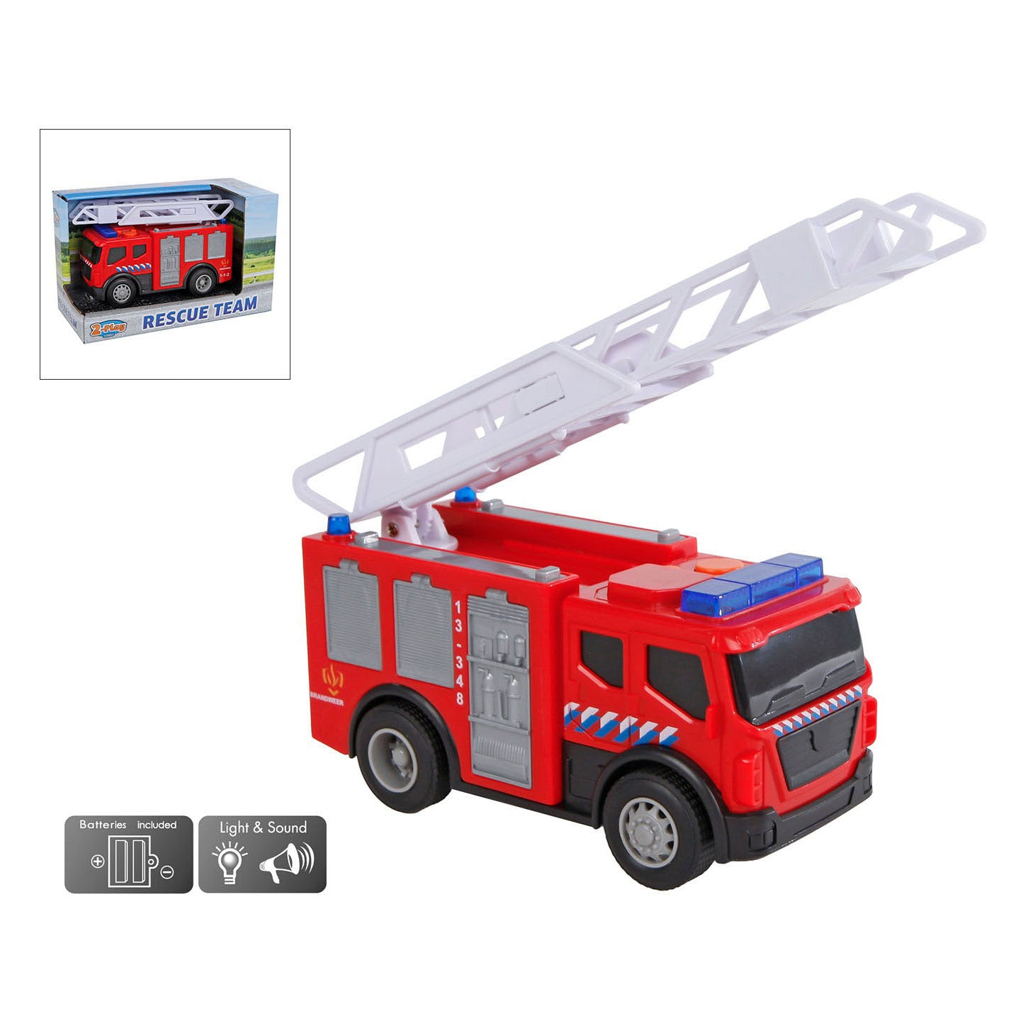 2-Play brandweer tankauto 14cm
