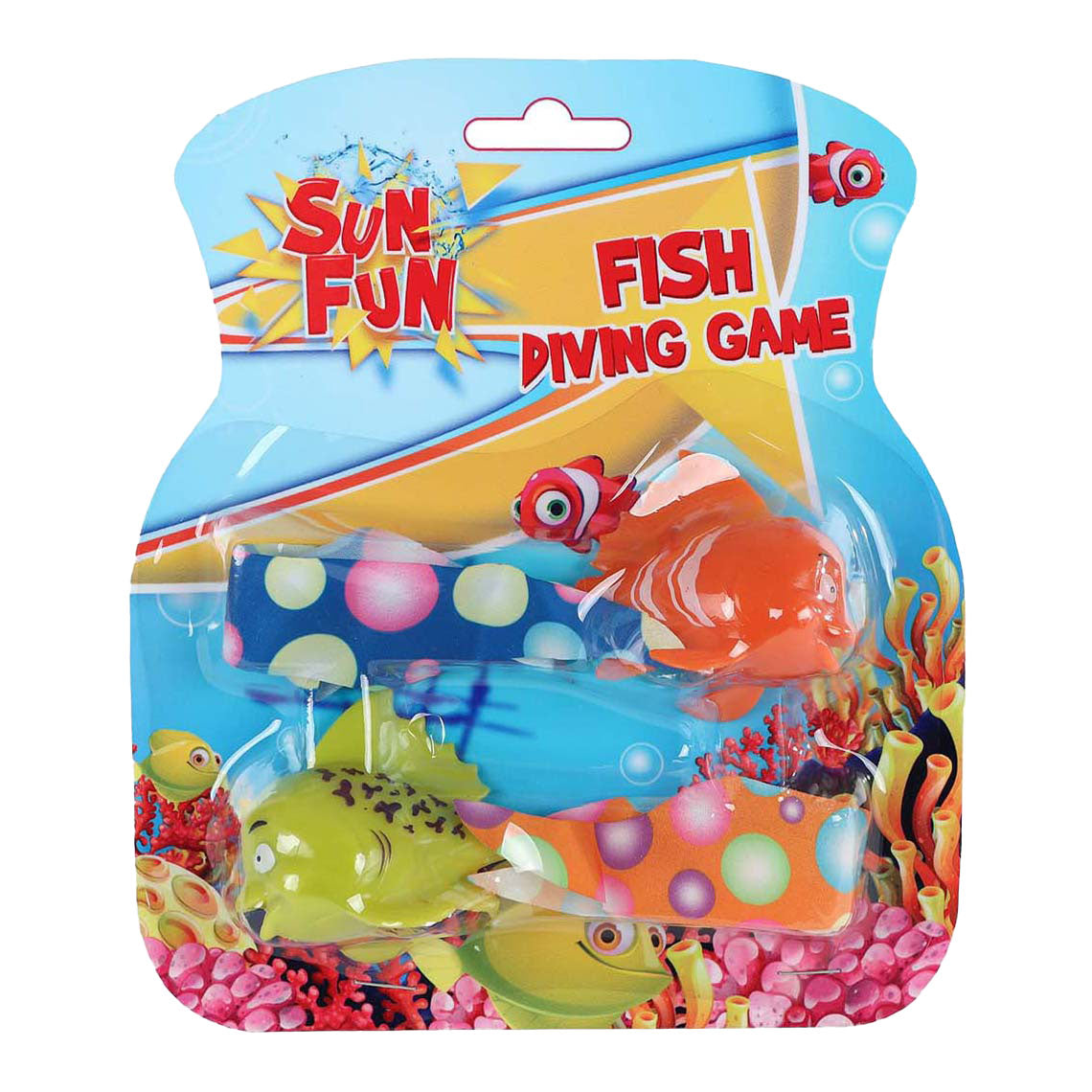 Sun Fun duikspel vissen 2 op kaart