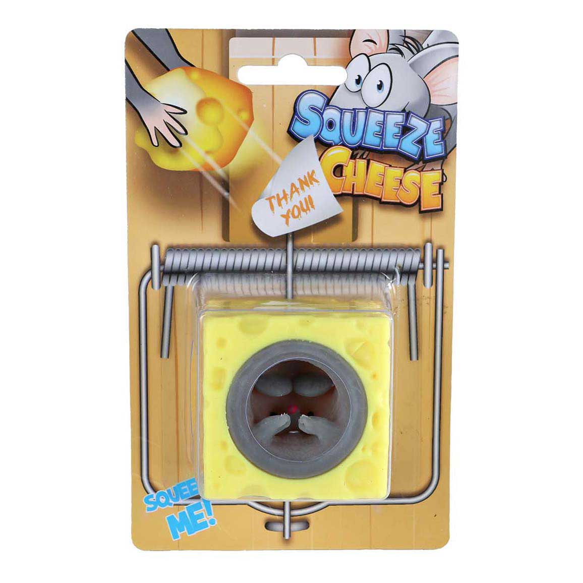 Squeeze Cheese Pop up Muis uit Kaas