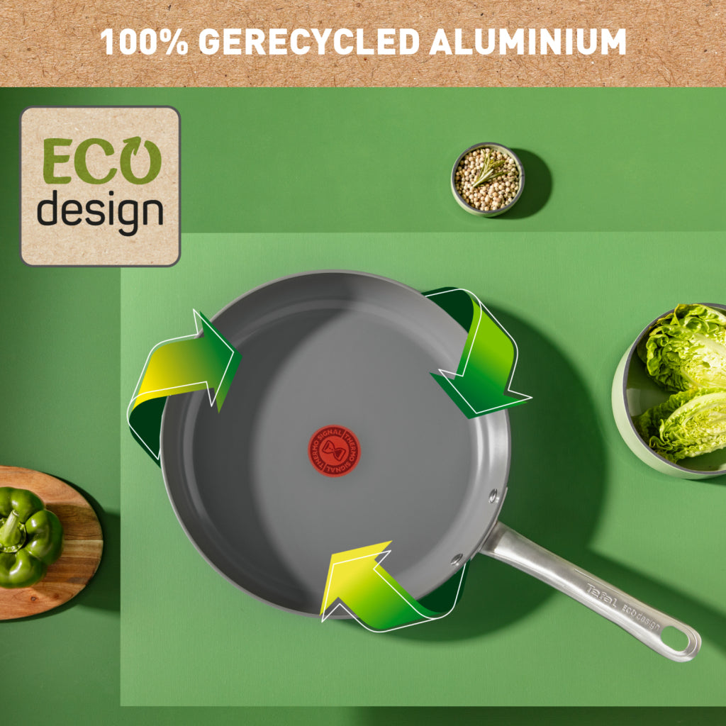 Tefal c42404 renew+ keramische koekenpan 24 cm