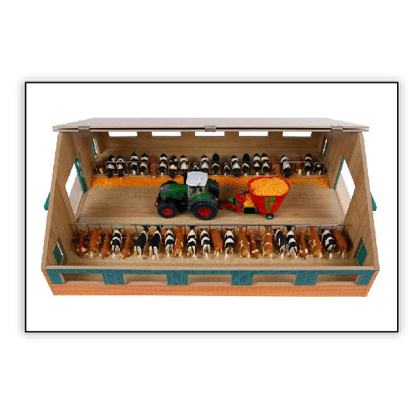 Kids Globe loopstal hout 1:32