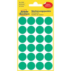 Markeringspunten Avery Zweckform 3006 groen 96 stuks
