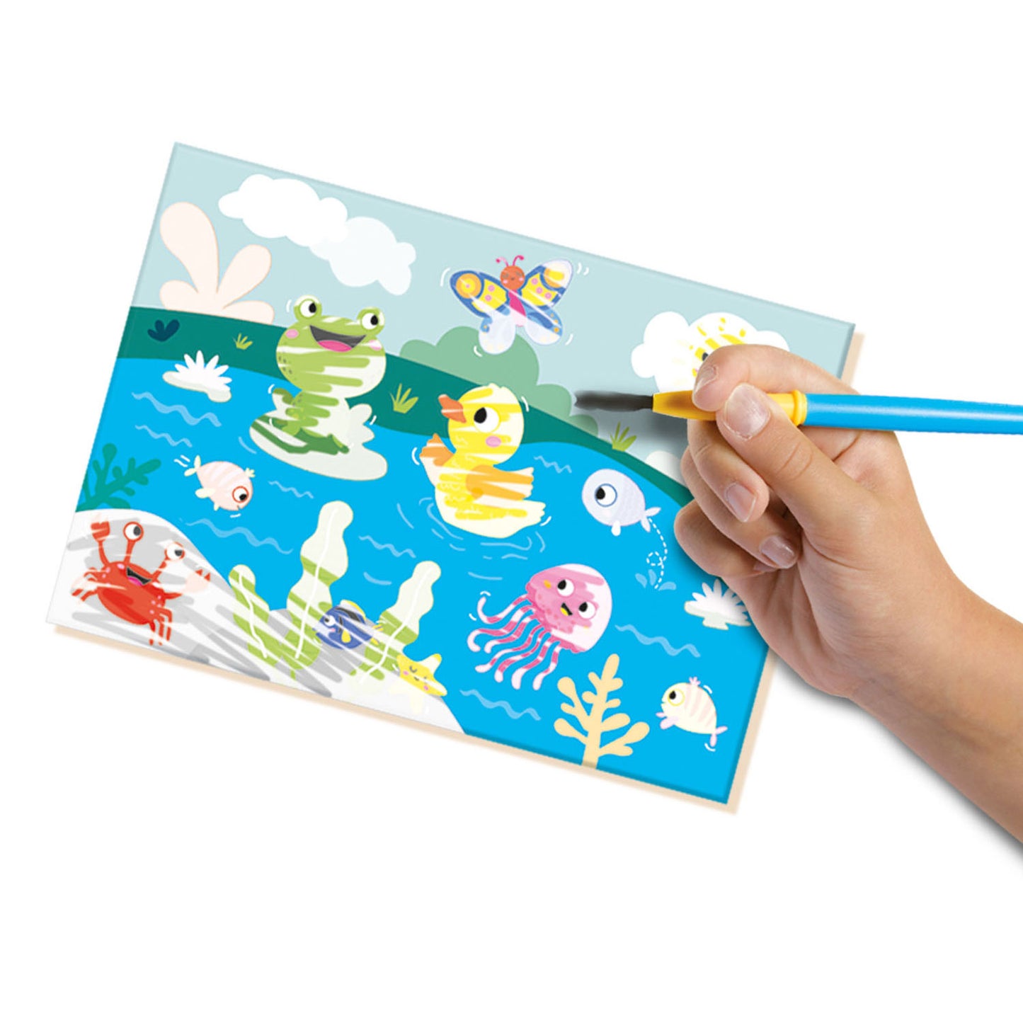 SES Creative Ses my first kleuren met water - verborgen dieren
