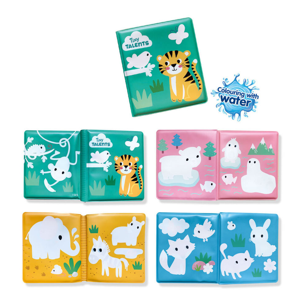 SES Creative Ses tiny talents badboek - kleuren met water